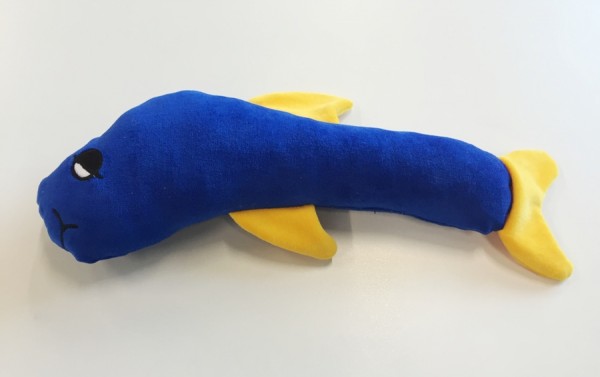 Mini Delfin, blau, ca. 35cm lang