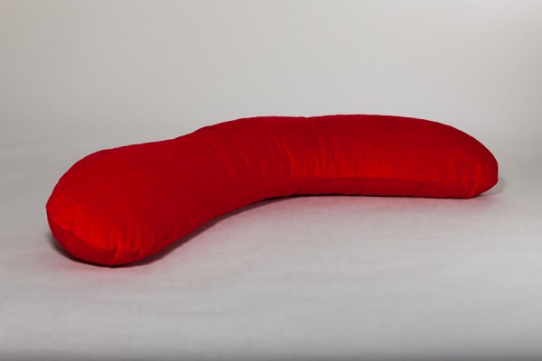Seitenschläferkissen Netti, rot, 160 x 35 cm